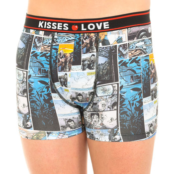 Underkläder Herr Boxershorts Kisses And Love KL10009 Flerfärgad