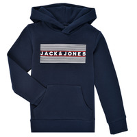 textil Pojkar Sweatshirts Jack & Jones JJECORP LOGO SWEAT HOOD Marin