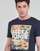 textil Herr T-shirts Jack & Jones JJPETE Marin