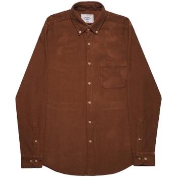 textil Herr Långärmade skjortor Portuguese Flannel Lobo Shirt - Brown Brun