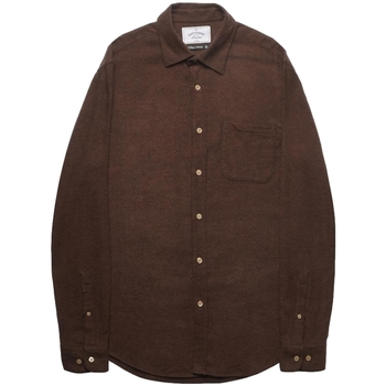 textil Herr Långärmade skjortor Portuguese Flannel Teca Shirt - Brown Brun