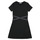 textil Flickor Korta klänningar Calvin Klein Jeans PUNTO LOGO TAPE SS DRESS Svart