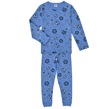 textil Barn Pyjamas/nattlinne Petit Bateau BANDANOU Blå