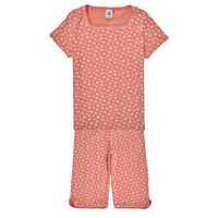 textil Flickor Pyjamas/nattlinne Petit Bateau BRUNE Rosa