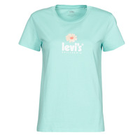 textil Dam T-shirts Levi's THE PERFECT TEE Hit / Blå