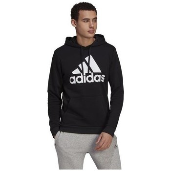 textil Herr Sweatshirts adidas Originals Essentials Fleece Big Logo Hoodie Svart