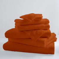 Inredning Handdukar och flaneller Tradilinge PAPAYE X2 Orange