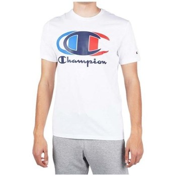textil Herr T-shirts Champion Crewneck Tee Vit