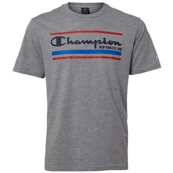 textil Herr T-shirts Champion Crewneck Grå