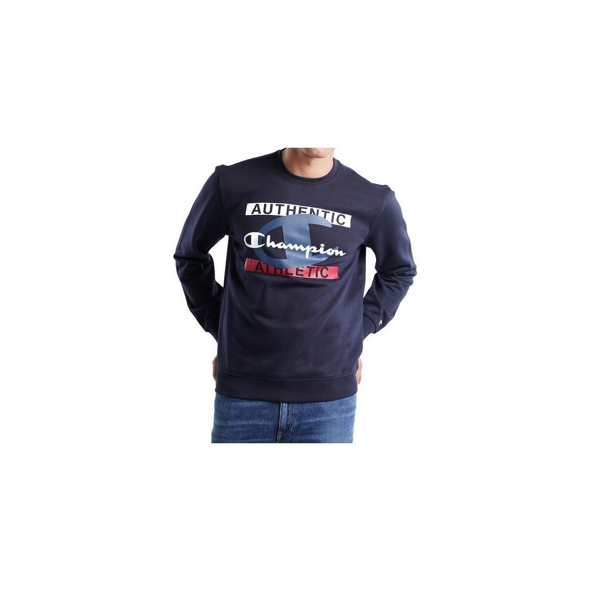 textil Herr Sweatshirts Champion Crewneck Sweatshirt Violett
