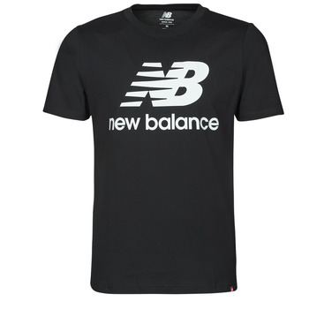 textil Herr T-shirts New Balance ESSE STEE LOGO TEE Svart