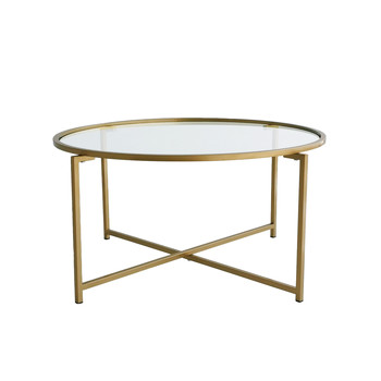 Inredning Lågbord Decortie Coffee Table - Gold Sun S404 Guld