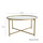 Inredning Lågbord Decortie Coffee Table - Gold Sun S404 Guld
