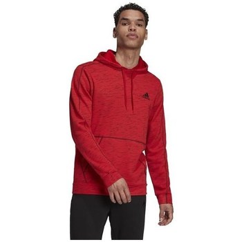 textil Herr Sweatshirts adidas Originals Essentials Mélange Embroidered Small Logo Hoodie Röd