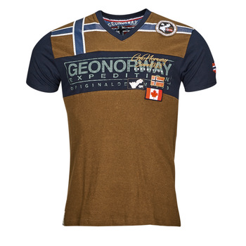 textil Herr T-shirts Geographical Norway JARADOCK Mullvadsfärgad