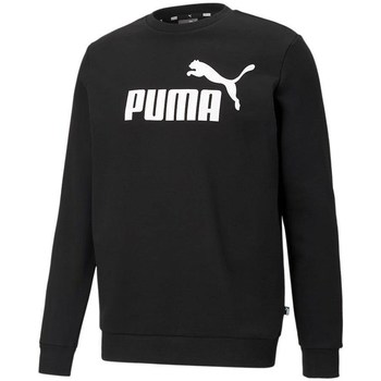 textil Herr Sweatshirts Puma Essentials Big Logo Svart