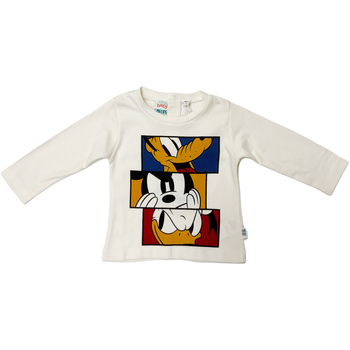 textil Barn T-shirts & Pikétröjor Melby 71C0110DN Vit
