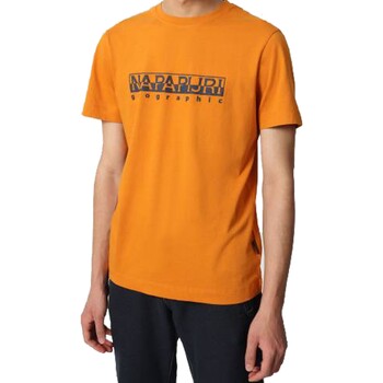 textil Herr T-shirts Napapijri 178246 Orange
