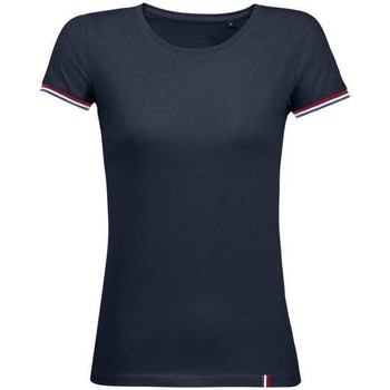 textil Dam T-shirts Sol's T-shirt femme  rainbow Blå