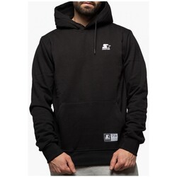 textil Herr Sweatshirts Starter Black Label Starter hoodie med broderad logotyp (72488) Svart