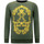 textil Herr Sportoverall Lf Träningsoutfit Skull Embroidery G Grön