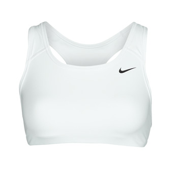 textil Dam Sport-BH Nike Swoosh Medium-Support Non-Padded Sports Bra Vit / Svart