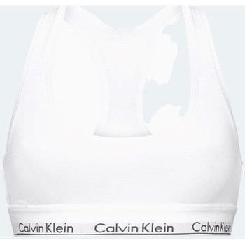 textil Dam Sport-BH Calvin Klein Jeans  Vit