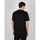textil Herr T-shirts Les Hommes LKT152 703 | Oversized Fit Mercerized Cotton T-Shirt Svart