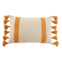 Inredning Utomhustextilier J-line COUSSIN PLAG RAY RECT COT OCRE (40x60x12cm) Gul