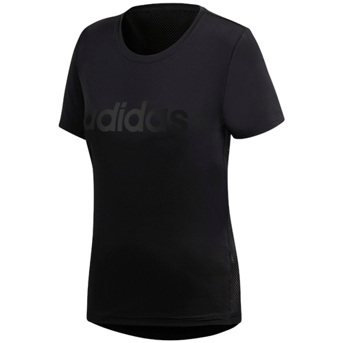 textil Dam T-shirts adidas Originals adidas Design 2 Move Logo Tee Svart