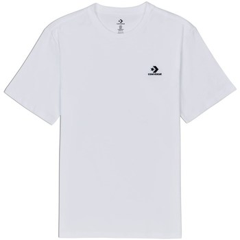 textil Herr T-shirts Converse Embroidered Star Chevron Vit