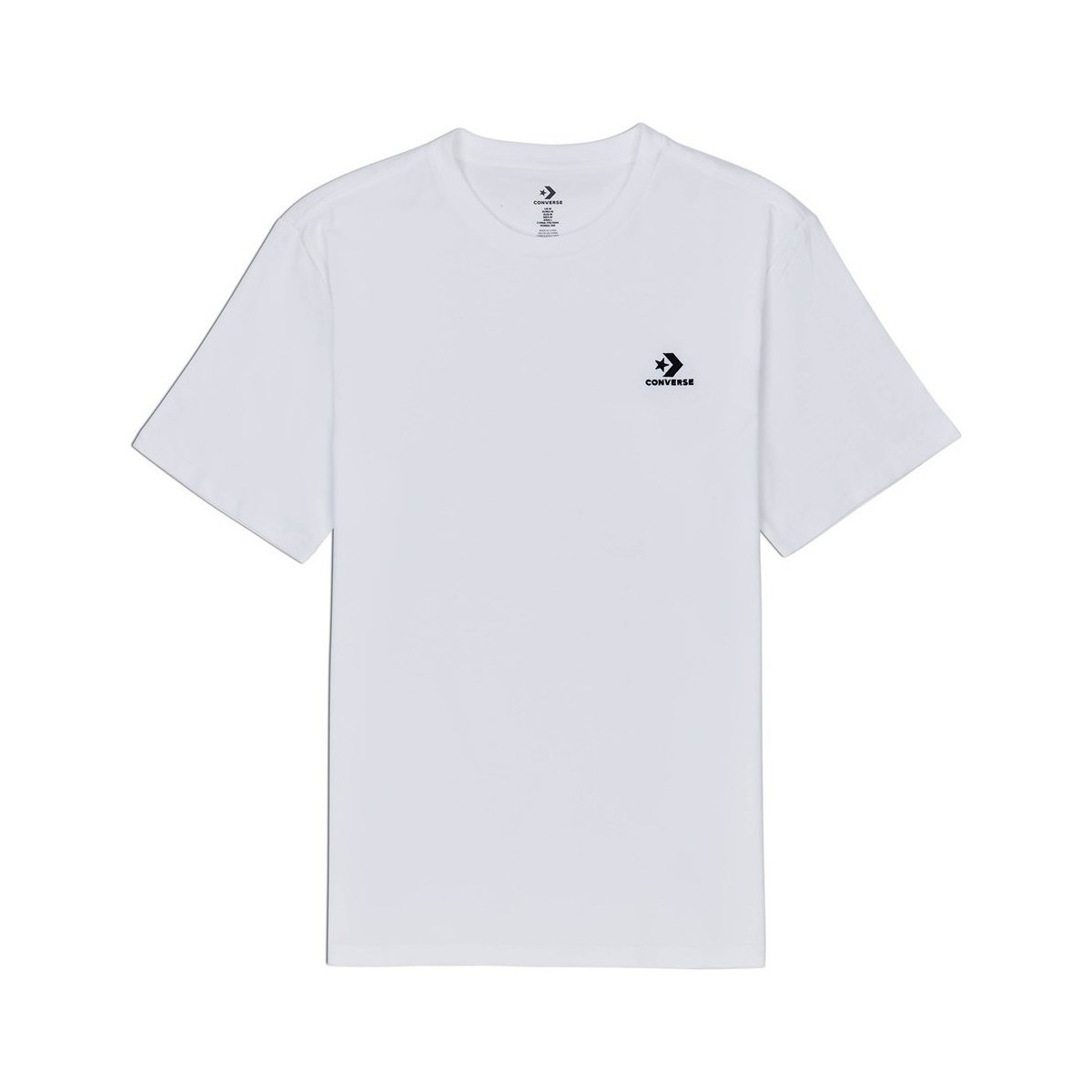 textil Herr T-shirts Converse Embroidered Star Chevron Vit