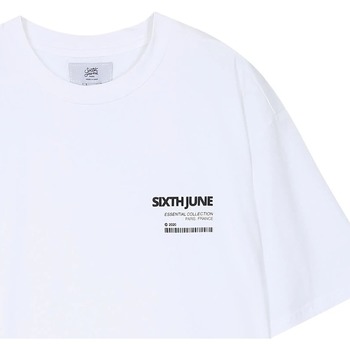 textil Herr T-shirts Sixth June T-shirt  Barcode Vit