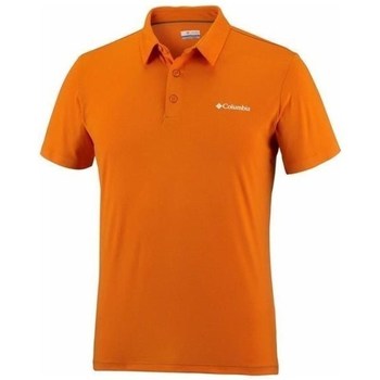 textil Herr Kortärmade pikétröjor Columbia Koszulka Męska Triple Canyon Pomarańcz Orange