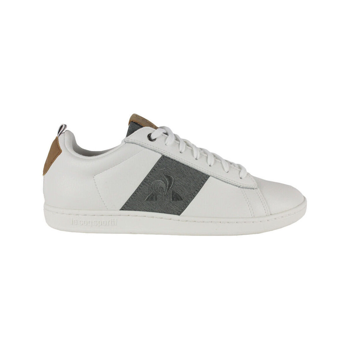 Skor Herr Sneakers Le Coq Sportif 2210104 OPTICAL WHITE/GREY DENIM Vit