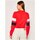 textil Dam Sweatshirts Champion 112761RS041 Röd