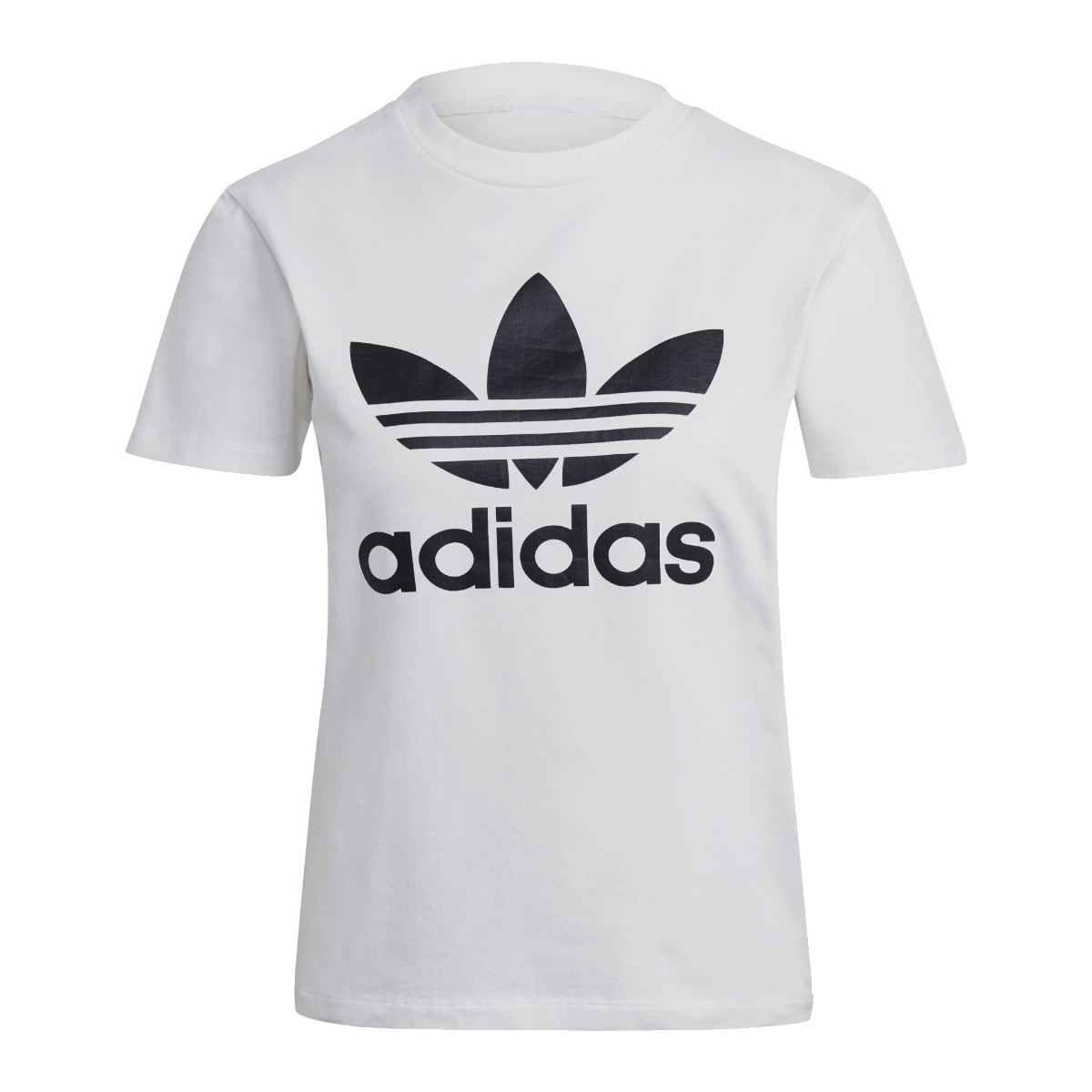 textil Dam T-shirts adidas Originals adidas Adicolor Classics Trefoil Tee Vit