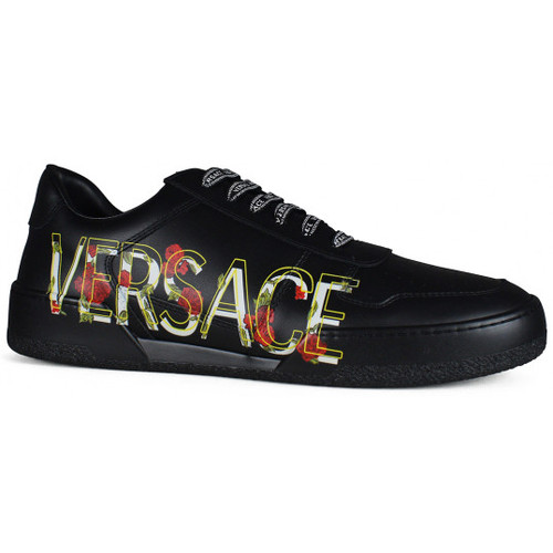 Skor Herr Sneakers Versace  Svart