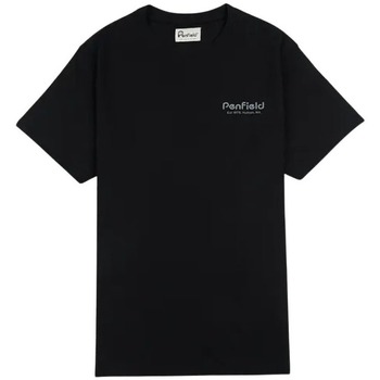 textil Herr T-shirts Penfield T-shirt  Hudson Script Svart