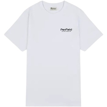 textil Herr T-shirts Penfield T-shirt  Hudson Script Vit