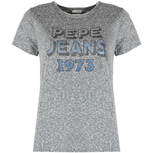 textil Dam T-shirts Pepe jeans PL504817 | Bibiana Grå