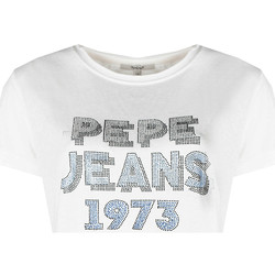 textil Dam T-shirts Pepe jeans PL504817 | Bibiana Vit