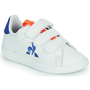 Skor Herr Sneakers Le Coq Sportif COURTSET PS SPORT Vit / Orange / Blå