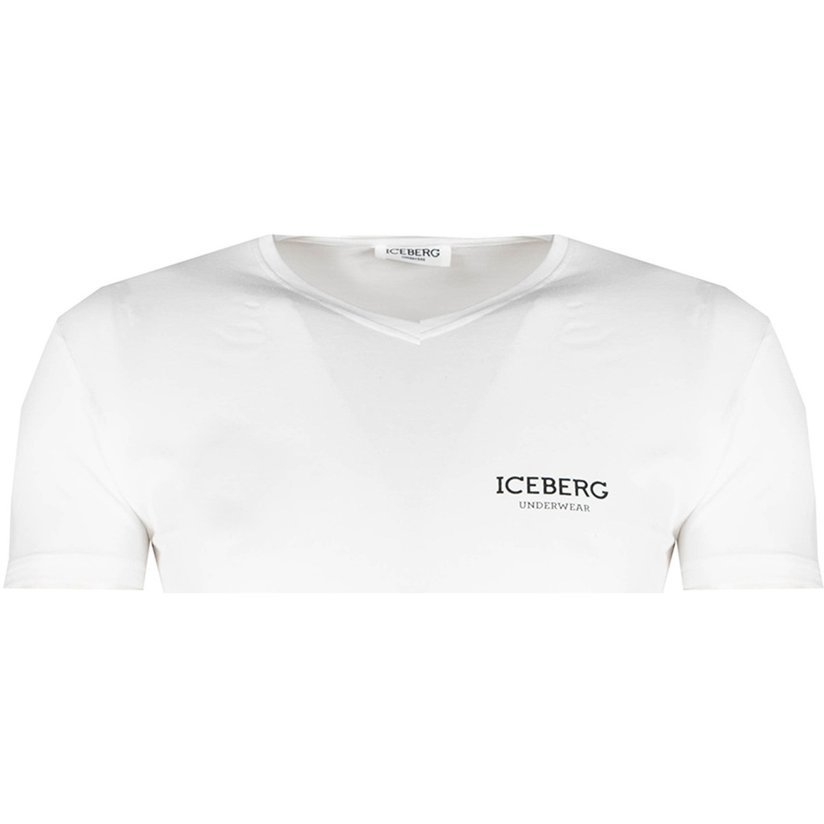 textil Herr T-shirts Iceberg ICE1UTS02 Vit