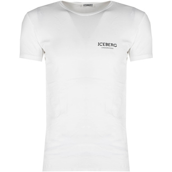 textil Herr T-shirts Iceberg ICE1UTS01 Vit