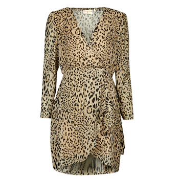 textil Dam Korta klänningar Moony Mood  Leopard