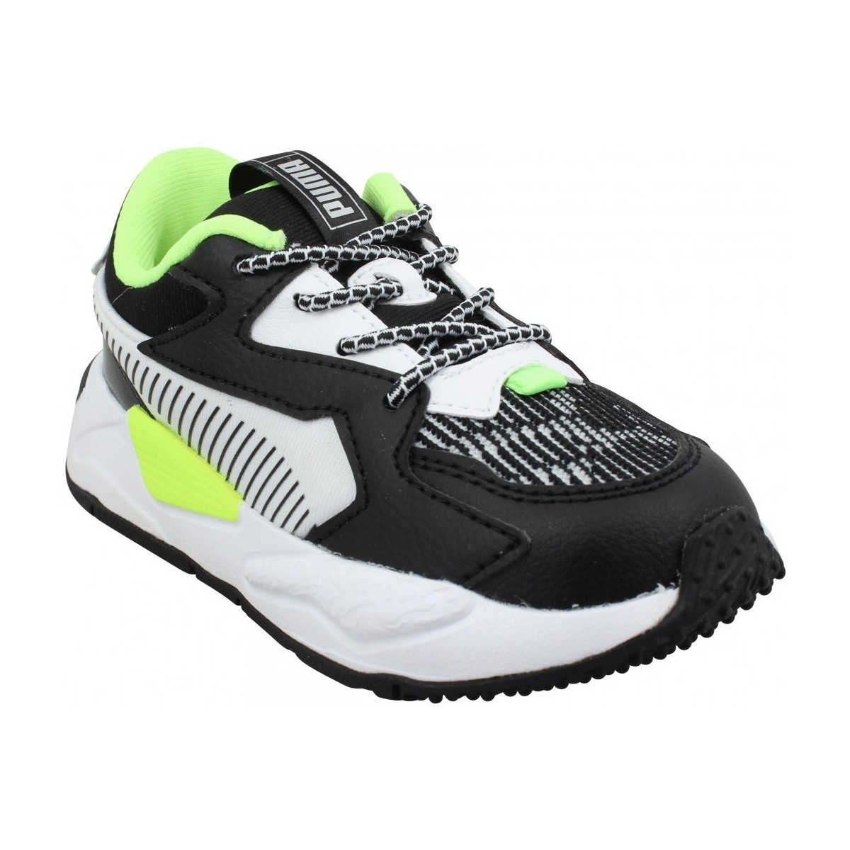 Skor Barn Sneakers Puma Rs Z Visual Effect Textile Enfant Noir Vert Grön
