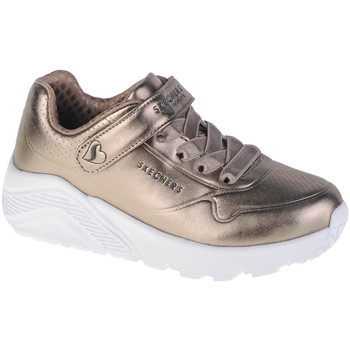Skor Flickor Sneakers Skechers Uno Lite - Chrome Steps Silver