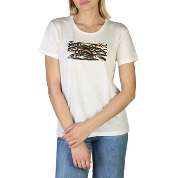 textil Dam T-shirts Pepe jeans - caitlin_pl505145 Vit