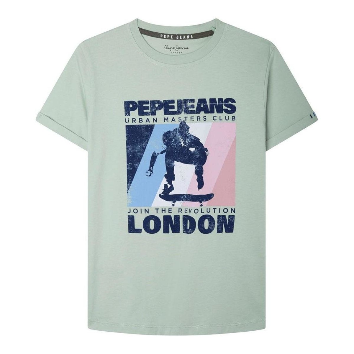 textil Pojkar T-shirts Pepe jeans  Grön